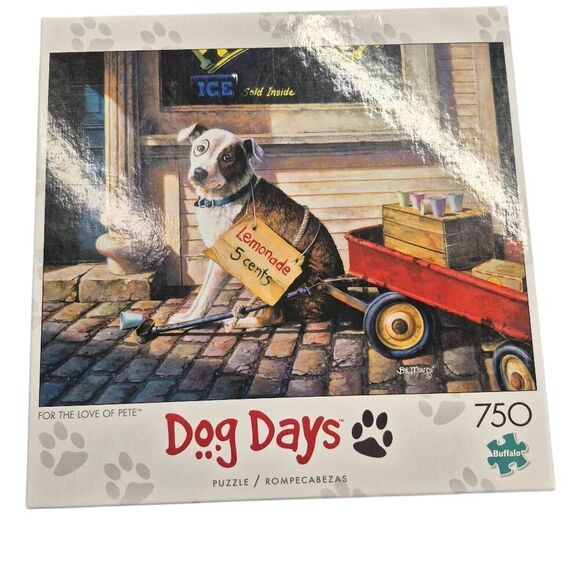 Buffalo Games Dog Days For the Love of Pete 750 pc Jigsaw Puzzle - Picture 9 of 11